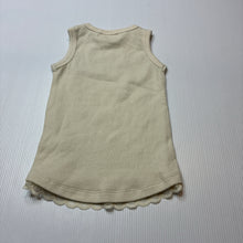 Load image into Gallery viewer, Girls SUSUSKOSHI, lace trim organic cotton blend top, EUC, size 000,  