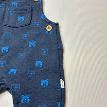 Load image into Gallery viewer, Boys Sprout, quilted overalls / dungarees, EUC, size 000,  