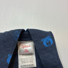 Load image into Gallery viewer, Boys Sprout, quilted overalls / dungarees, EUC, size 000,  