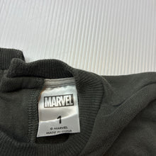 Load image into Gallery viewer, Boys Marvel, Superhero fleece lined sweater / jumper, GUC, size 1,  