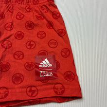 Load image into Gallery viewer, Boys Adidas, MARVEL cotton shorts, elasticated, GUC, size 2,  