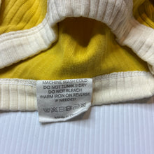 Load image into Gallery viewer, Unisex banabae, organic cotton blend ribbed bodysuit / romper, EUC, size 00,  