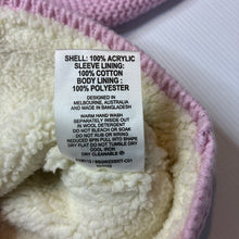 Load image into Gallery viewer, Girls Sprout, fleece lined chunky knit hooded sweater / cardigan, NEW, size 000,  