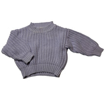 Load image into Gallery viewer, Girls DARLING adeline, chunky knit cotton sweater / jumper, GUC, size 000,  