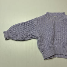 Load image into Gallery viewer, Girls DARLING adeline, chunky knit cotton sweater / jumper, GUC, size 000,  