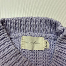 Load image into Gallery viewer, Girls DARLING adeline, chunky knit cotton sweater / jumper, GUC, size 000,  