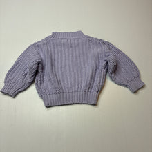 Load image into Gallery viewer, Girls DARLING adeline, chunky knit cotton sweater / jumper, GUC, size 000,  