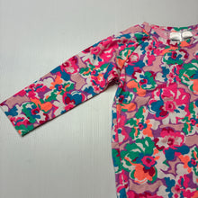 Load image into Gallery viewer, Girls Bonds, colourful stretchy floral pyjama top, EUC, size 2,  