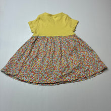 Load image into Gallery viewer, Girls Next, spliced floral cotton dress, EUC, size 0, L: 40cm