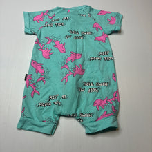 Load image into Gallery viewer, Girls Bonds, zip wondersuit / zippy / romper, dolphins, EUC, size 1,  