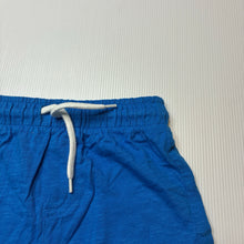 Load image into Gallery viewer, Boys Anko, blue cotton shorts, elasticated, GUC, size 4,  