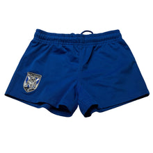 Load image into Gallery viewer, Unisex NRL Supporter, Canterbury Bulldogs shorts, elaticated, GUC, size 4,  