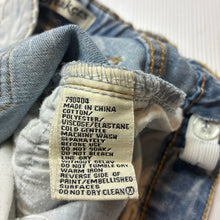 Load image into Gallery viewer, Girls Breakers, distressed stretch denim shorts, adjustable, FUC, size 10,  