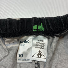 Load image into Gallery viewer, Boys Anko, cotton pyjama shorts, gaming, wash fade, FUC, size 10,  