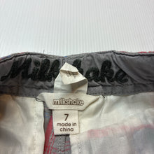 Load image into Gallery viewer, Boys Milkshake, lightweight cotton cargo shorts, adjustable, GUC, size 7,  