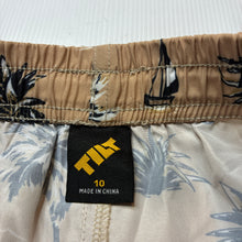 Load image into Gallery viewer, Boys Tilt, lightweight board shorts, elasticated, EUC, size 10,  