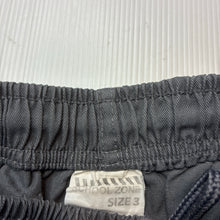 Load image into Gallery viewer, Boys SCHOOL ZONE, grey school shorts, elasticated, GUC, size 3,  