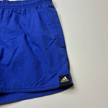 Load image into Gallery viewer, Unisex Adidas, lined sports / activewear shorts, elasticated, EUC, size 9-10,  