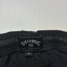 Load image into Gallery viewer, Boys Billabong, lightweight cotton shorts, elasticted, wash fade, FUC, size 12,  