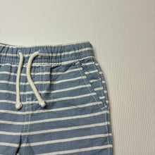 Load image into Gallery viewer, Boys Anko, striped cotton shorts, elasticated, EUC, size 1,  
