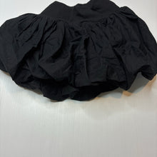 Load image into Gallery viewer, Girls Anko, black cotton bubble skirt, elasticated, L: 28cm, EUC, size 8,  