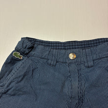 Load image into Gallery viewer, Boys LACOSTE, checked cotton shorts, adjustable, GUC, size 8,  