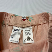 Load image into Gallery viewer, Girls Anko, cotton Christmas pyjama shorts, EUC, size 4,  
