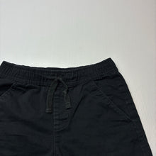 Load image into Gallery viewer, Boys KID, black stretch cotton shorts, elasticated, GUC, size 8,  