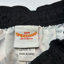 Load image into Gallery viewer, Boys Marvel, Spiderman lightweight board shorts, elasticated, FUC, size 5,  