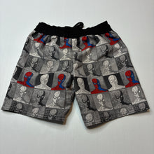 Load image into Gallery viewer, Boys Marvel, Spiderman lightweight board shorts, elasticated, FUC, size 5,  