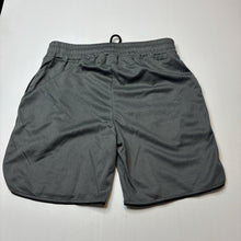 Load image into Gallery viewer, Boys MAIBA, grey sports / activewear shorts, elasticated, Sz: M, W: 34cm across unstretched, EUC, size 14-16,  
