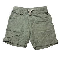 Load image into Gallery viewer, Boys Anko, green linen/cotton shorts, elasticated, EUC, size 5,  