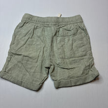 Load image into Gallery viewer, Boys Anko, green linen/cotton shorts, elasticated, EUC, size 5,  