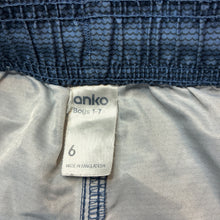 Load image into Gallery viewer, Boys Anko, lightweight board shorts, elasticated, FUC, size 6,  