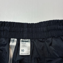 Load image into Gallery viewer, Unisex Anko, navy school sports shorts, elasticated, GUC, size 10,  