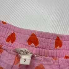Load image into Gallery viewer, Girls Milkshake, lightweight crinkle cotton skirt, elasticated, FUC, size 7,  