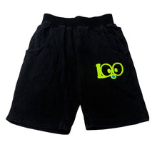 Load image into Gallery viewer, Boys Yi Jia Le, black cotton shorts, elasticated, FUC, size 6,  