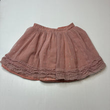 Load image into Gallery viewer, Girls George, pink &amp; silver party skirt, elasticated, GUC, size 5-6,  