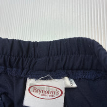 Load image into Gallery viewer, Girls Brynorm's, navy school skort, elasticated, GUC, size 6,  