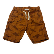 Load image into Gallery viewer, Boys H&amp;M, lightweight cotton shorts, elasticated, dinosaurs, GUC, size 4,  