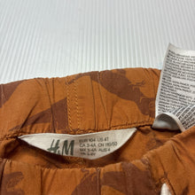 Load image into Gallery viewer, Boys H&amp;M, lightweight cotton shorts, elasticated, dinosaurs, GUC, size 4,  