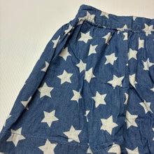 Load image into Gallery viewer, Girls H&amp;T, lightweight chambray cotton skirt, elasticated, GUC, size 6,  