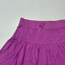 Load image into Gallery viewer, Girls K-Mart, purple cotton skirt, elasticated, EUC, size 6,  