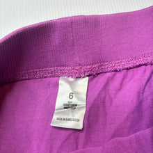 Load image into Gallery viewer, Girls K-Mart, purple cotton skirt, elasticated, EUC, size 6,  