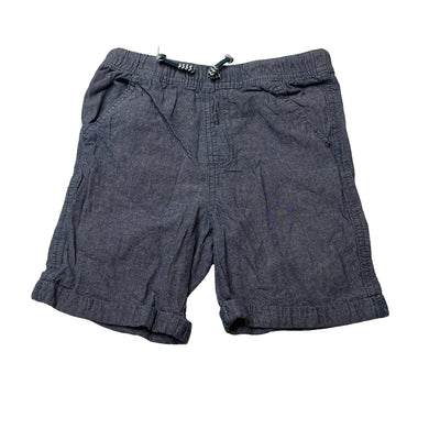 Boys Anko, blue cotton shorts, elasticated, FUC, size 6,  