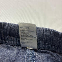 Load image into Gallery viewer, Boys Anko, blue cotton shorts, elasticated, FUC, size 6,  