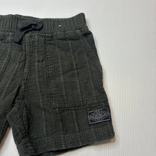 Load image into Gallery viewer, Boys Piping Hot, striped cotton shorts, elasticated, wash fade, FUC, size 3,  