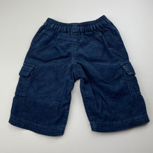 Load image into Gallery viewer, Boys Target, corduroy cotton pants, elasticated, GUC, size 00,  