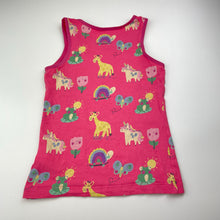 Load image into Gallery viewer, Girls Next, stretchy singlet / tank top, unicorns, GUC, size 5-6,  