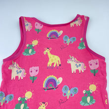 Load image into Gallery viewer, Girls Next, stretchy singlet / tank top, unicorns, GUC, size 5-6,  